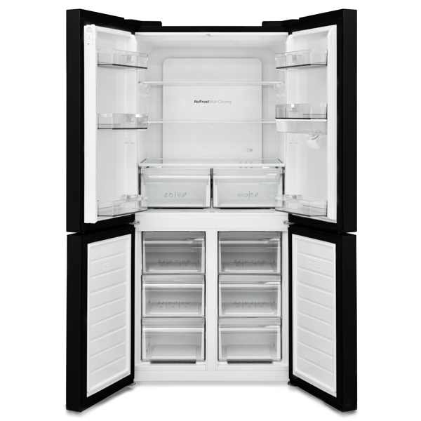 Vestfrost SBS620DD, 459L, A+, Refrigerator, Dark Gray