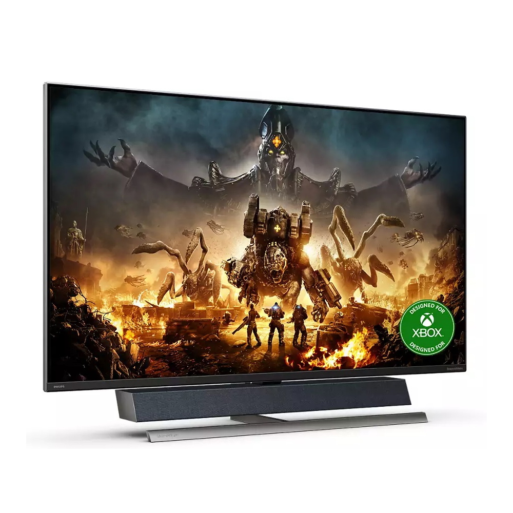 მონიტორი Philips 559M1RYV/00, 55", Monitor, 4K HDR, WLED, VA, HDMI, DP, USB-C, USB, Black