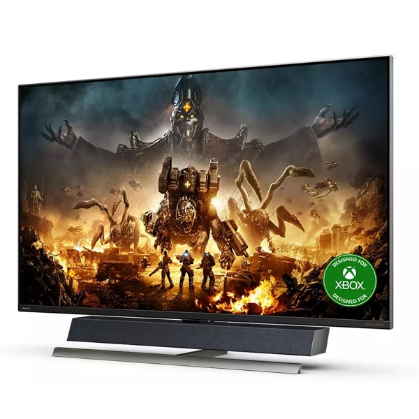 მონიტორი Philips 559M1RYV/00, 55", Monitor, 4K HDR, WLED, VA, HDMI, DP, USB-C, USB, Black