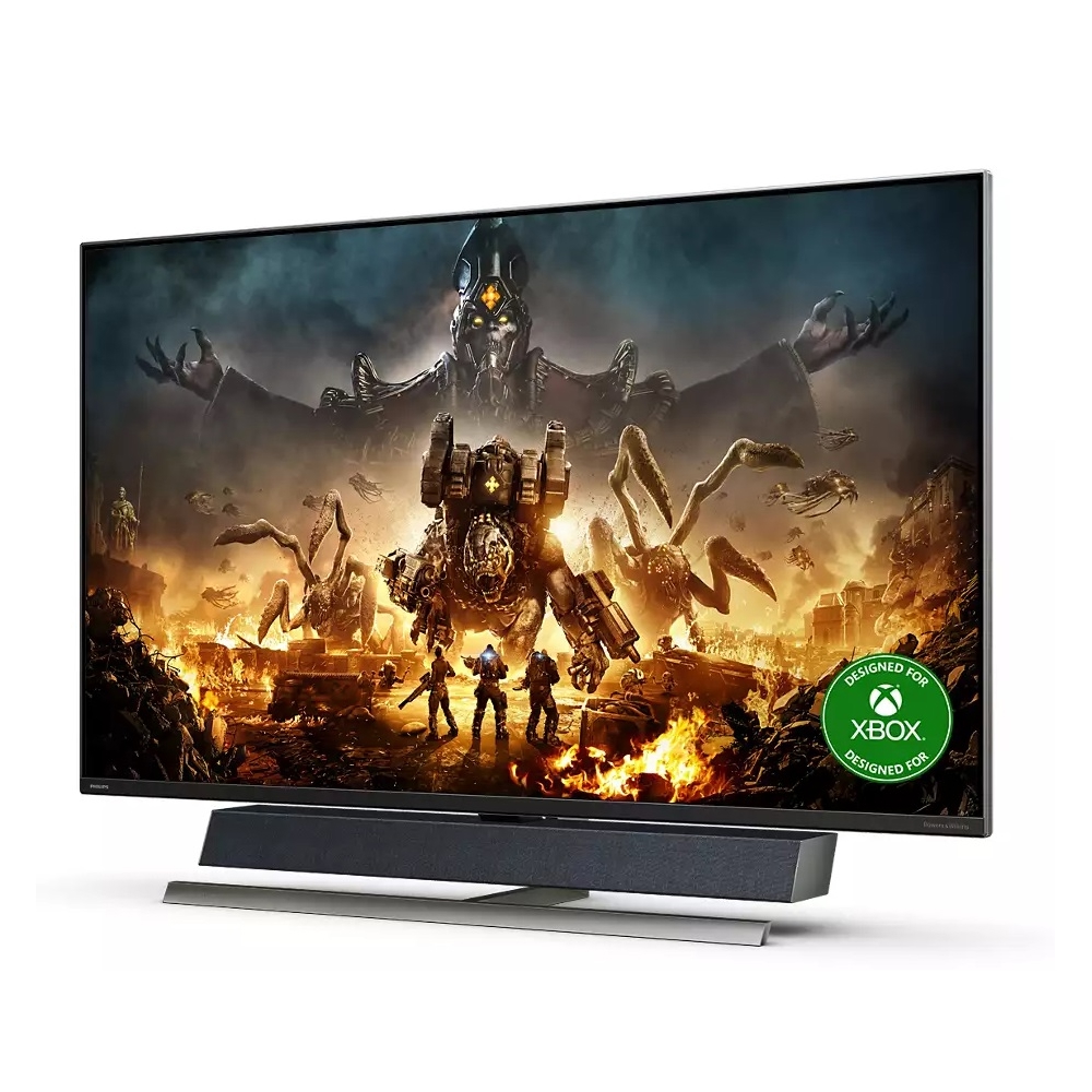 მონიტორი Philips 559M1RYV/00, 55", Monitor, 4K HDR, WLED, VA, HDMI, DP, USB-C, USB, Black