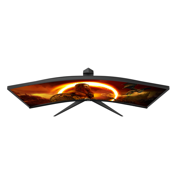 მონიტორი AOC CU34G2X/BK, 34", Curved Monitor, WQHD, WLED, VA, HDMI, DP, USB, Black/Red