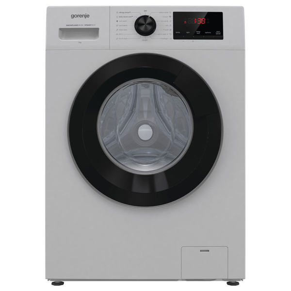 სარეცხი მანქანა Gorenje WHP72EAS, 7Kg, A+++, 1200Rpm, 76Db, Washing Machine, Silver