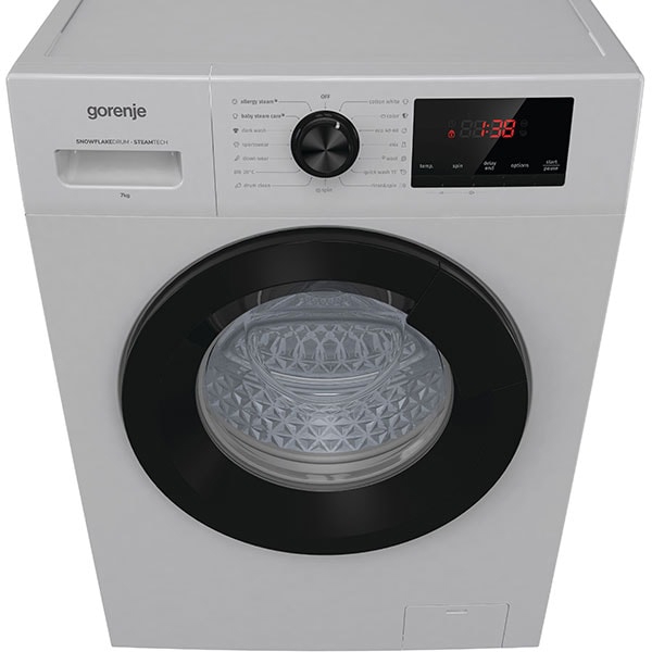 სარეცხი მანქანა Gorenje WHP72EAS, 7Kg, A+++, 1200Rpm, 76Db, Washing Machine, Silver