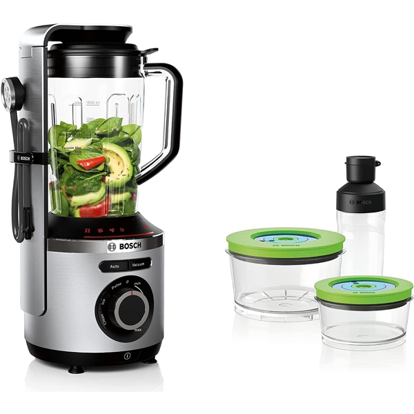 ვაკუუმ ბლენდერი Bosch MMBV625M, 1000W, 1.5ML, Blender, Silver