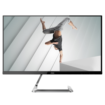 მონიტორი AOC Q27T1, 27", Monitor, QHD, WLED, IPS, HDMI, DP, Silver/Black