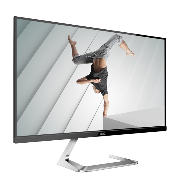 მონიტორი AOC Q27T1, 27", Monitor, QHD, WLED, IPS, HDMI, DP, Silver/Black