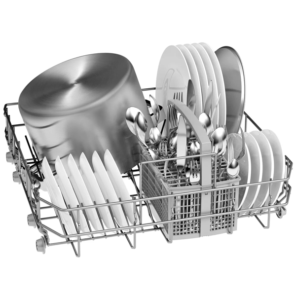 ჭურჭლის სარეცხი მანქანა Bosch SMS23BW01T, A+, Built-in dishwasher, White