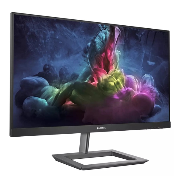 მონიტორი Philips 242E1GAJ/00, 23.8", Monitor, FHD, WLED, VA, HDMI, DP, Black