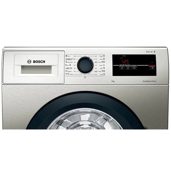 სარეცხი მანქანა Bosch WAJ2017SME, 7Kg, A, 1000Rpm, 72Db, Washing Machine, Silver