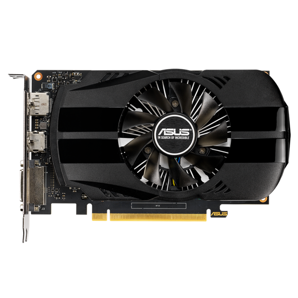 ვიდეო დაფა 90YV0CV0-M0NA00 Gaming GeForce GTX1650 OC Phoenix, 4GB, 128bit, HDMI, DP, DVI-D, Black