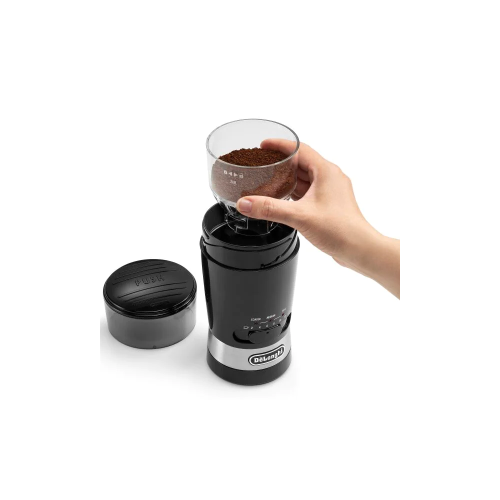 ყავის საფქვავი Delonghi KG210, 170W, Electric Coffee Grinder, Black