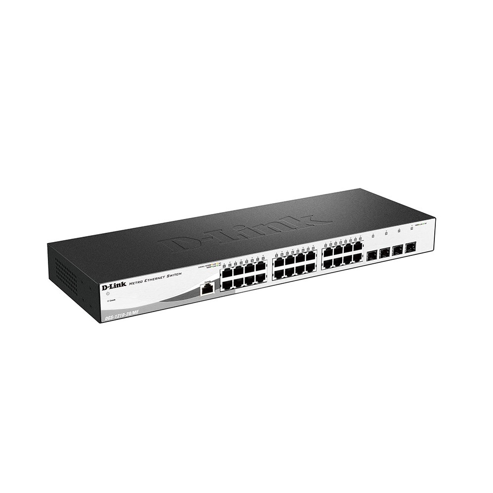 სვიჩი D-Link DGS-1210-28/ME/A2B, 24-Port, Switch, Black