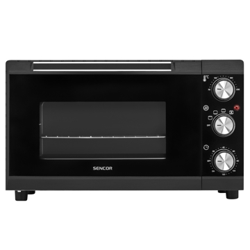 ელექტრო ღუმელი Sencor SEO 2000BK, 1650W, 20L, Electric Oven, Black