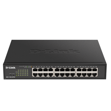 სვიჩი D-Link DGS-1100-24PV2/A1A, 24-Port Gigabit, POE + Switch, Black