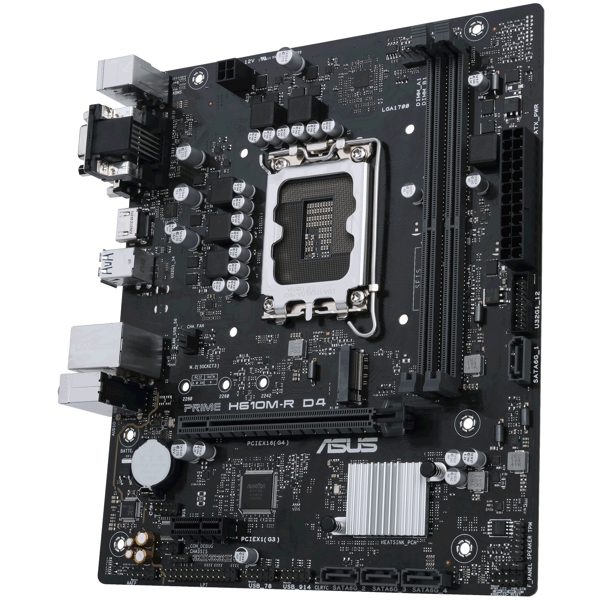 დედა დაფა Asus 90MB1B40-M0ECY0 Prime H610M-R, LGA 1700, DDR4, DIMM, 64GB