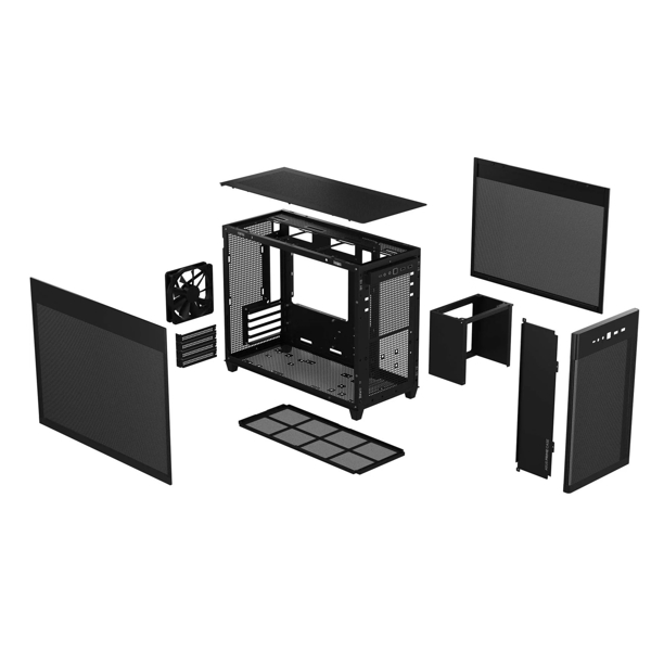 ქეისი Asus 90DC00G0-B39000, Computer Case, MidT, MicroATX, Mini-ITX, USB-C 3.1, 2xUSB 3.0, Black