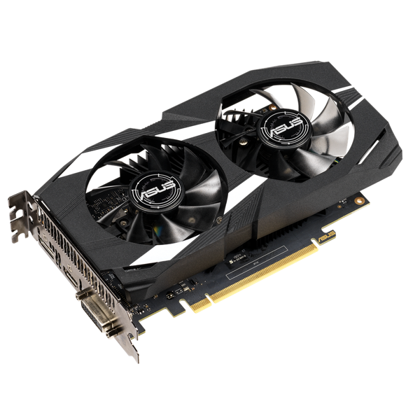 ვიდეო დაფა Asus 90YV0CV2-M0NA00 Gaming GeForce GTX1650 OC, 4GB, 128bit, HDMI, DP, DVI-D, Black