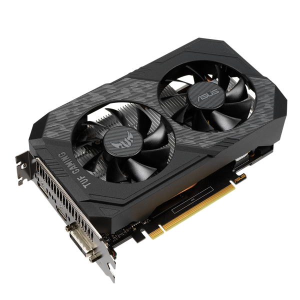 ვიდეო დაფა Asus 90YV0EH0-M0NA00 Gaming GeForce GTX1650 OC, 4GB, 128bit, HDMI, DP, DVI-D, Black