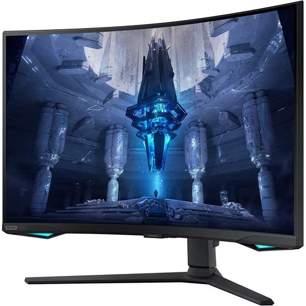 მონიტორი Samsung LS32BG752NIXCI Curved Odyssey Neo G75B, 32", Gaming Monitor, VA, USB, HDMI, DP, Black