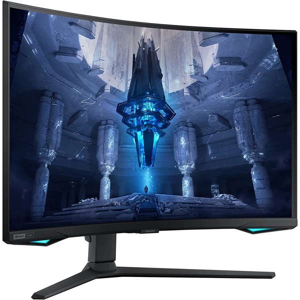 მონიტორი Samsung LS32BG752NIXCI Curved Odyssey Neo G75B, 32", Gaming Monitor, VA, USB, HDMI, DP, Black