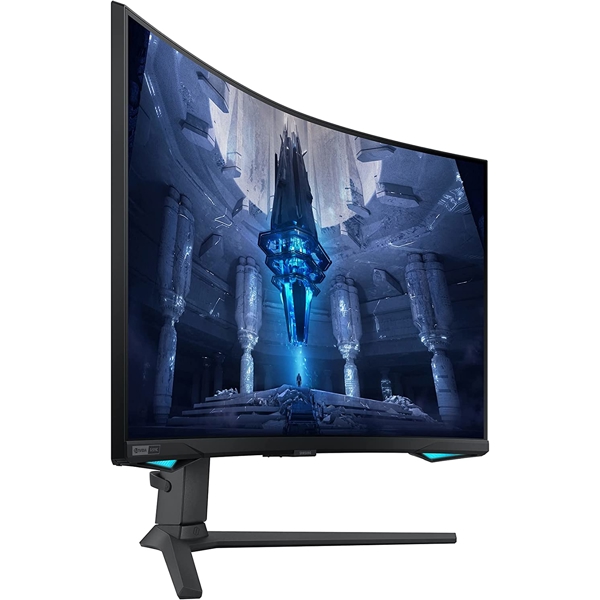 მონიტორი Samsung LS32BG752NIXCI Curved Odyssey Neo G75B, 32", Gaming Monitor, VA, USB, HDMI, DP, Black