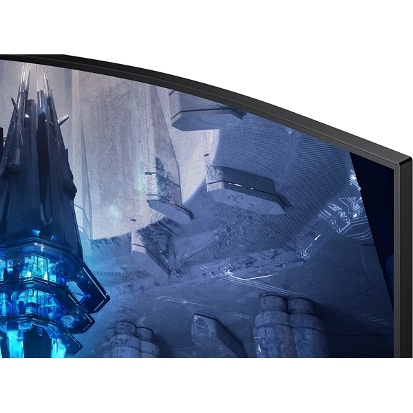 მონიტორი Samsung LS32BG752NIXCI Curved Odyssey Neo G75B, 32", Gaming Monitor, VA, USB, HDMI, DP, Black