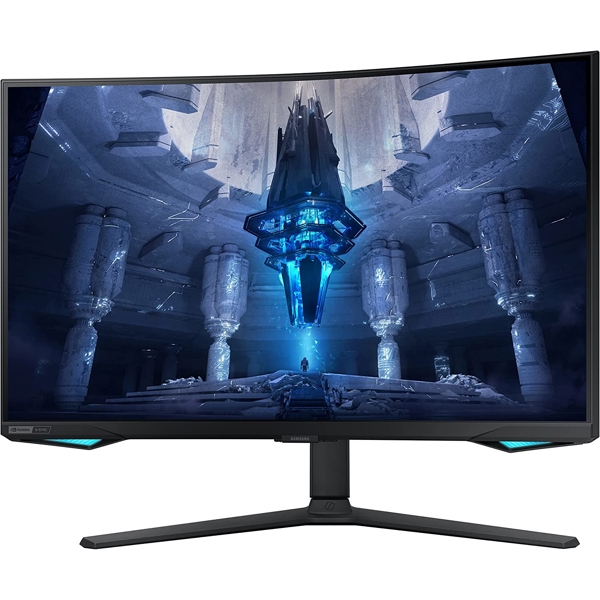 მონიტორი Samsung LS32BG752NIXCI Curved Odyssey Neo G75B, 32", Gaming Monitor, VA, USB, HDMI, DP, Black