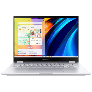 ნოუთბუქი Asus TN3402QA-KN085W Vivobook S 14 Flip OLED, 14", Ryzen 5- 5600H, 16GB, 512GB SSD, Integrated, W11, Silver