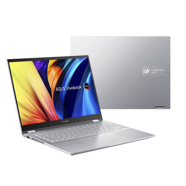 ნოუთბუქი Asus TN3402QA-KN085W Vivobook S 14 Flip OLED, 14", Ryzen 5- 5600H, 16GB, 512GB SSD, Integrated, W11, Silver