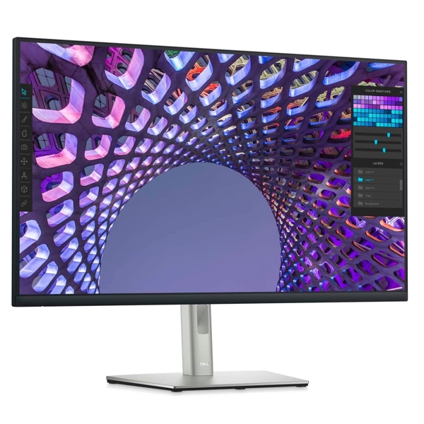 მონიტორი Dell P3223QE, 31.5", Monitor, 4K UHD, LED, IPS, HDMI, DP, USB-C, USB, LAN, Black/Silver