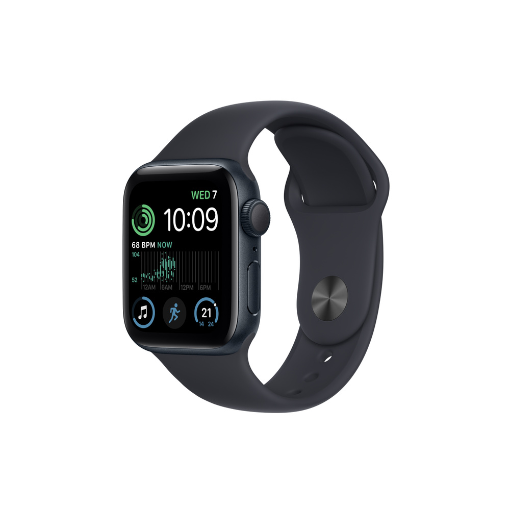Apple MNJT3RB/A Watch SE, 1,57", Waterproof, Bluetooth, Wi-Fi, Smart Watch, Midnight
