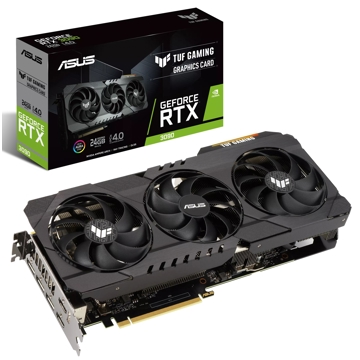 ვიდეო დაფა Asus 90YV0FD0-M0NM00 Gaming GeForce RTX3090, 24GB, 384bit, HDMI, DP, Black