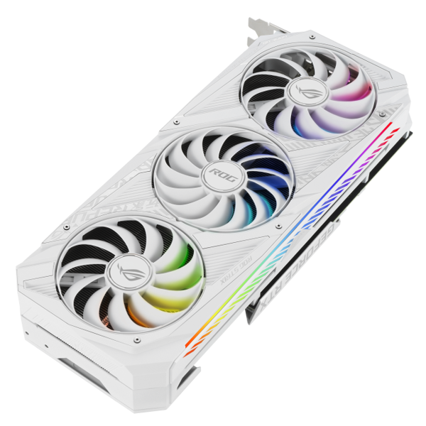 ვიდეო დაფა Asus 90YV0FAA-M0NM00 ROG Strix GeForce RTX3080 V2 OC, 10GB, 320bit, HDMI, DP, White