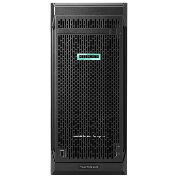 სერვერი HPE ProLiant ML110 Gen10, 2.1GHz, 16GB RDIMM, Tower, Black