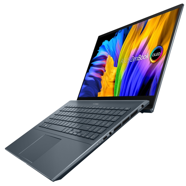 ნოუთბუქი Asus 90NB0V91-M007U0 Zenbook Pro 15.6", Ryzen 9-5900HX, 16GB, 1TB, RTX 3050 Ti 4GB, Grey