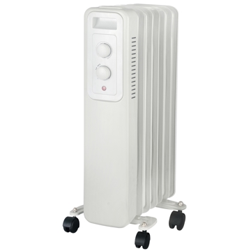 ზეთის რადიატორი ILITEK IL 9411, 2500W, 25m², Oil Radiator, White