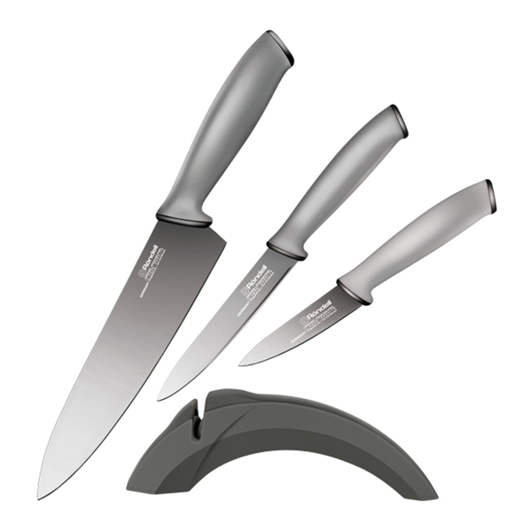 დანების ნაკრები Rondell RD 459, Set of 3 Kroner Knives, Silver