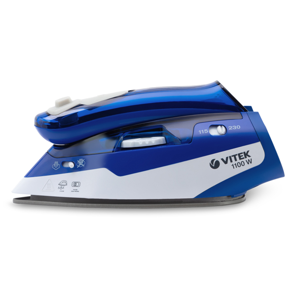 ორთქლის უთო Vitek VT 1269, 1000W, 100ML, Steam Iron, Blue