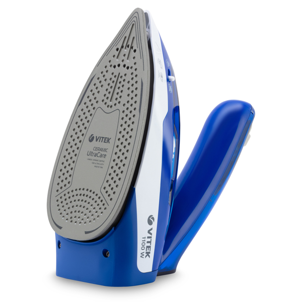 ორთქლის უთო Vitek VT 1269, 1000W, 100ML, Steam Iron, Blue