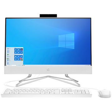 All In One კომპიუტერი HP 463K0EA, 21.5", i3-1125G4, 4GB, 256GB SSD, Integrated, White