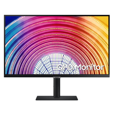 მონიტორი Samsung LS27A600NWIXCI, 27", Monitor, WQHD, LED, IPS, HDMI, DP, USB, Black