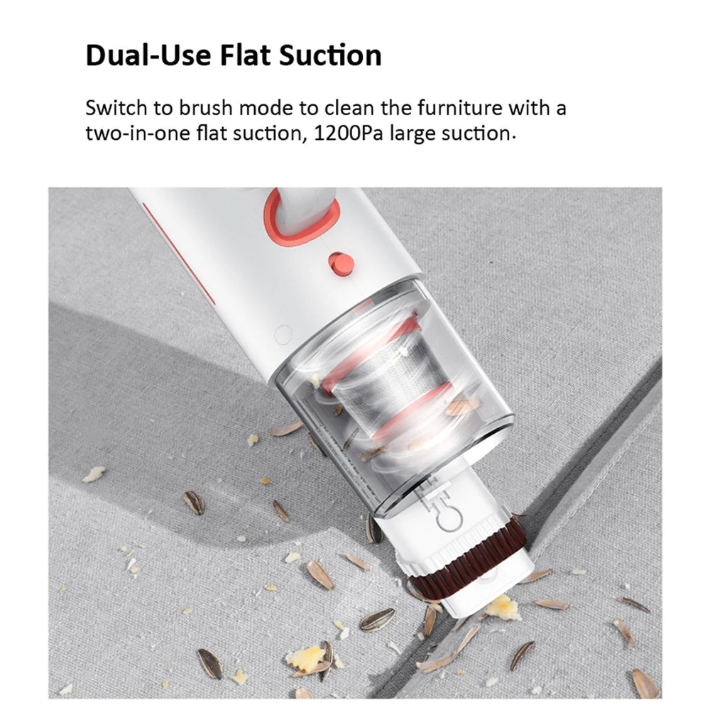 მტვერსასრუტი Xiaomi Deerma CM1300W, 350W, 0.4L, Vacuum Cleaner + UV Mite Remover, White