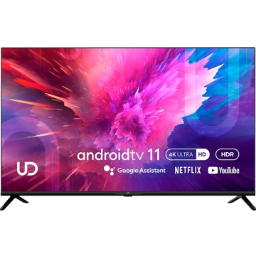 UDTV 43U6210, 43", 4K UHD, Smart TV, Android TV, USB, HDMI, LAN, BT, WIFI, Black 