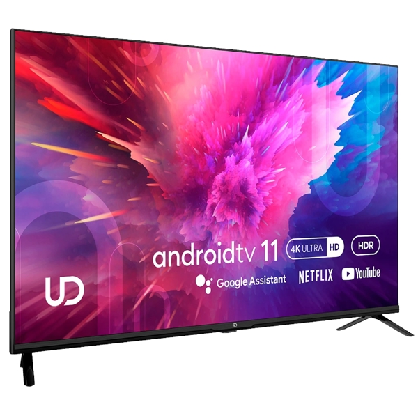 ტელევიზორი UDTV 43U6210, 43", 4K UHD, Smart TV, Android, USB, HDMI, LAN, BT, WIFI, Black