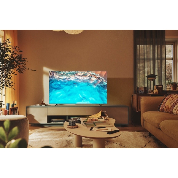 ტელევიზორი Samsung UE55BU8000UXUA, 55", 4K UHD, Smart TV, HDMI, USB, CI, WIFI, BT, Black