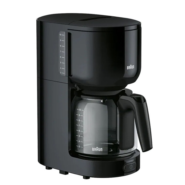 ყავის აპარატი Braun KF3100BK, 1000W, Coffee Machine, Black