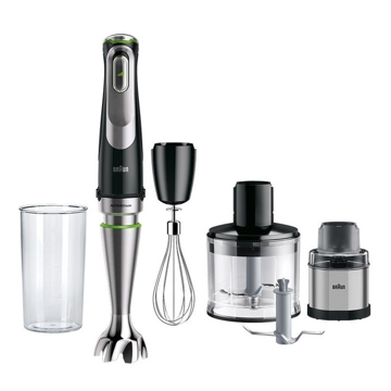 ხელის ბლენდერი Braun MQ9138XI, 1200W, 1.25L, Blender, Black/Gray