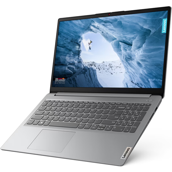 ნოუთბუქი Lenovo 82LX003RRE IdeaPad 1, 15.6", Celeron N4500, 4GB, 256GB SSD, Integrated, Cloud Grey