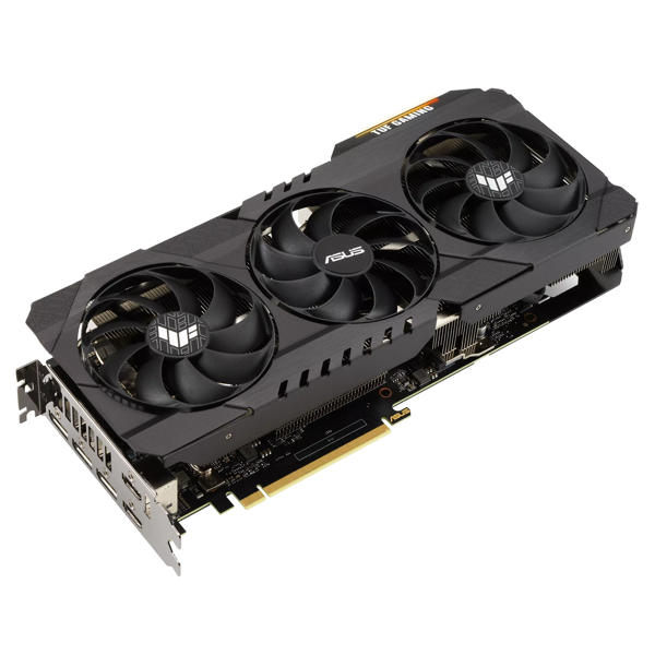 ვიდეო დაფა Asus 90YV0GY0-M0NA00 Gaming GeForce RTX3070 Ti OC, 8GB, 256bit, HDMI, DP, Black