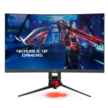 მონიტორი Asus XG27WQ Rog Strix. 27", Curved Monitor, WQHD, LED, VA, HDMI, USB, DP, Black